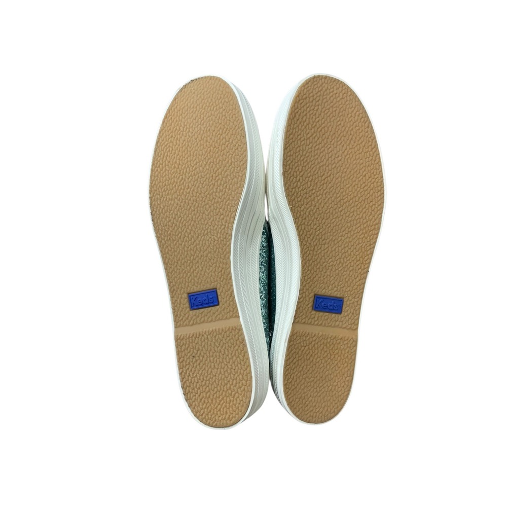 Keds for Kate Spade New York Double Decker Glitter Slip On Sneakers Blue SZ 9 - Picture 9 of 10